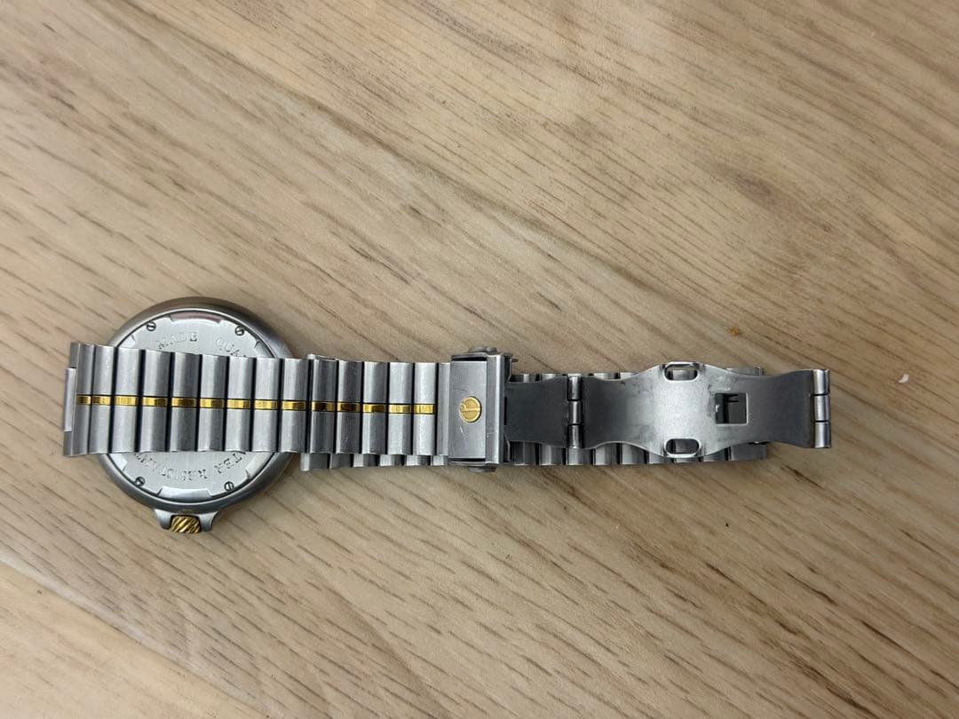 良品 ダンヒル ミレニアム 200Mダイバー クォーツ メンズ 腕時計 コンビ