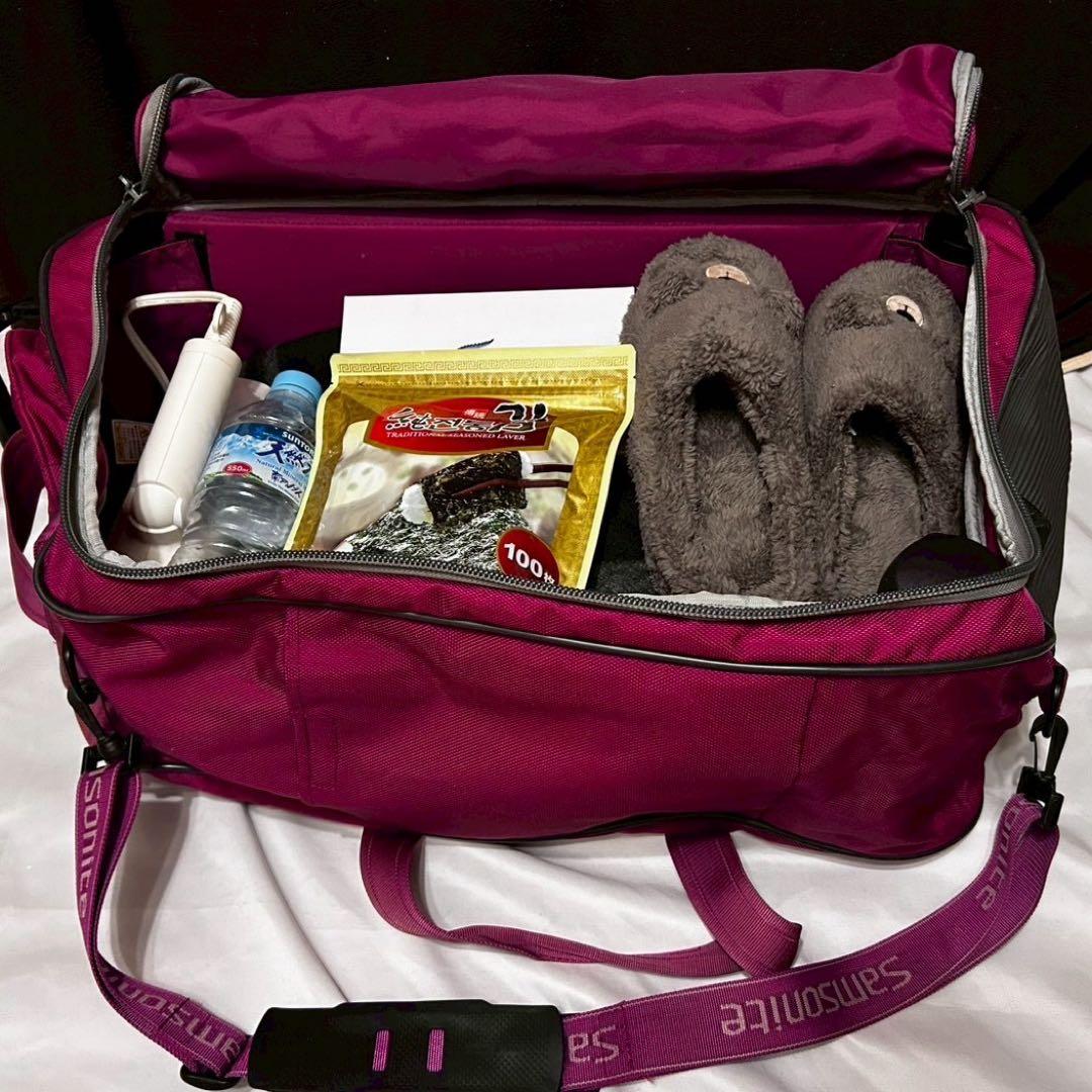 【SAMSONITE SET❗️】サムソナイト2way ボストンバッグ　カート付