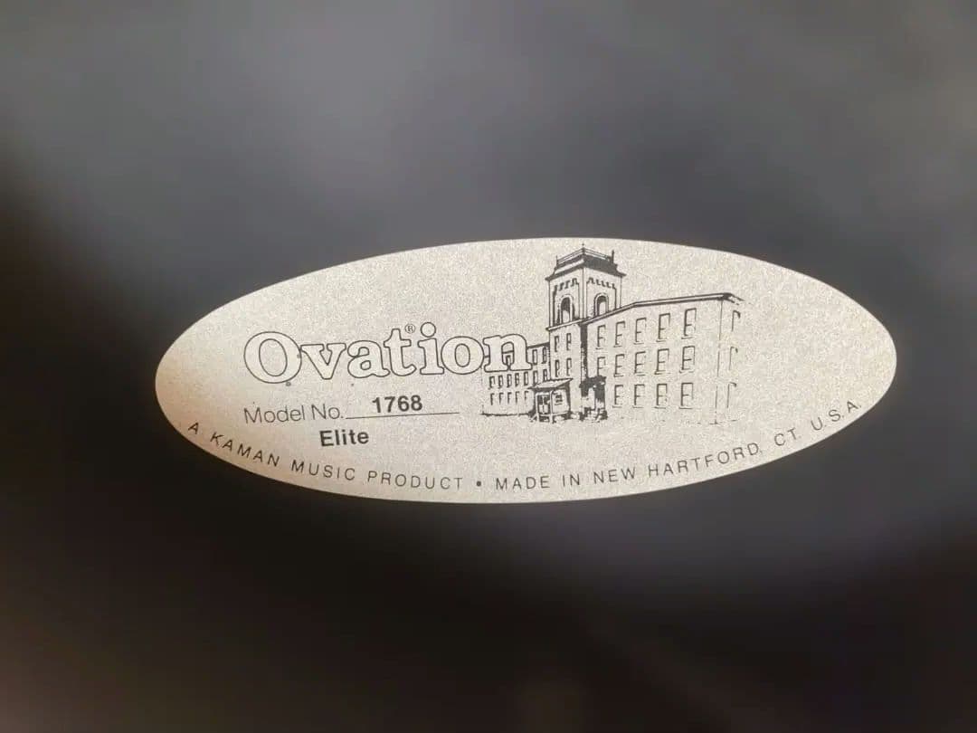 Ovation Elite1768 アコースティックギター　動作確認済み　USA