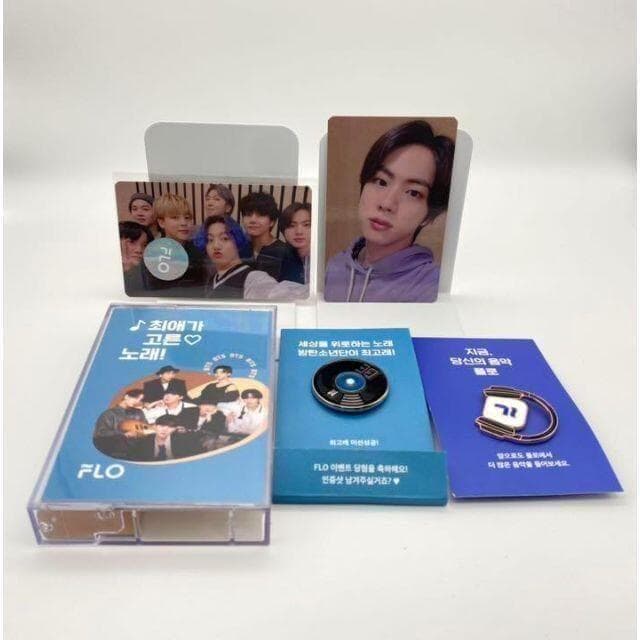 BTS FLO フロー　イベント　トレカ　ALL ソクジン　セット　韓国限定