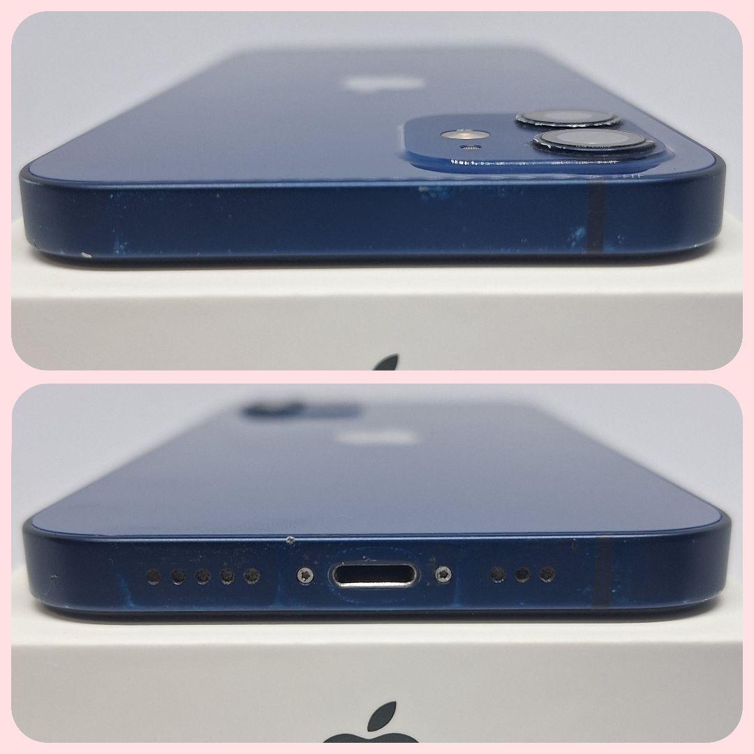 iPhone 12 64GB SIMフリー バッテリー新品 大容量 ブルー