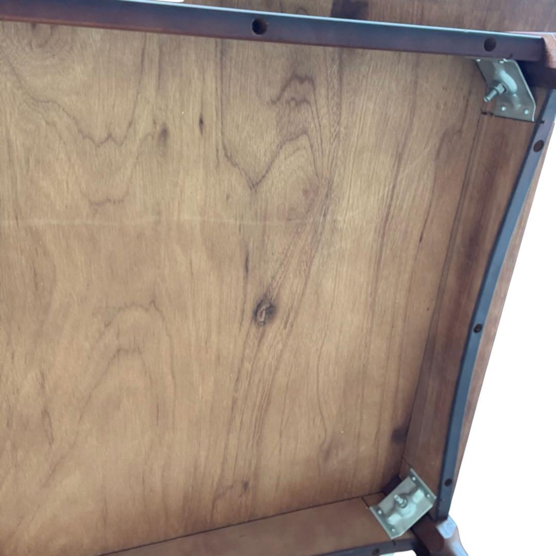 HR625木目が美しい 【希少デザイン】秋田木工　北欧テイストダイニングテーブル