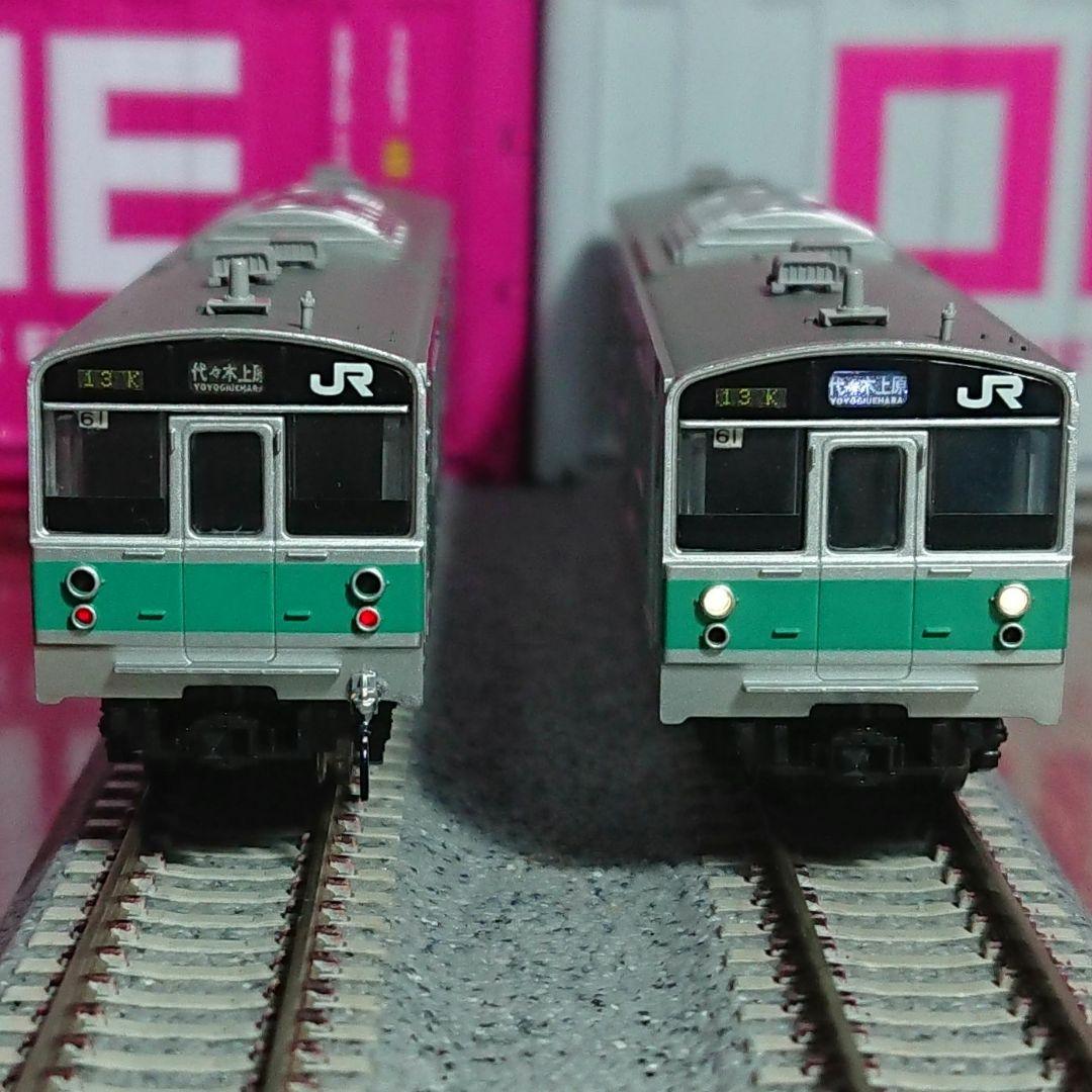 Nゲージ マイクロエース 203系100番台 LED換装 ドア窓表記 精密加工品