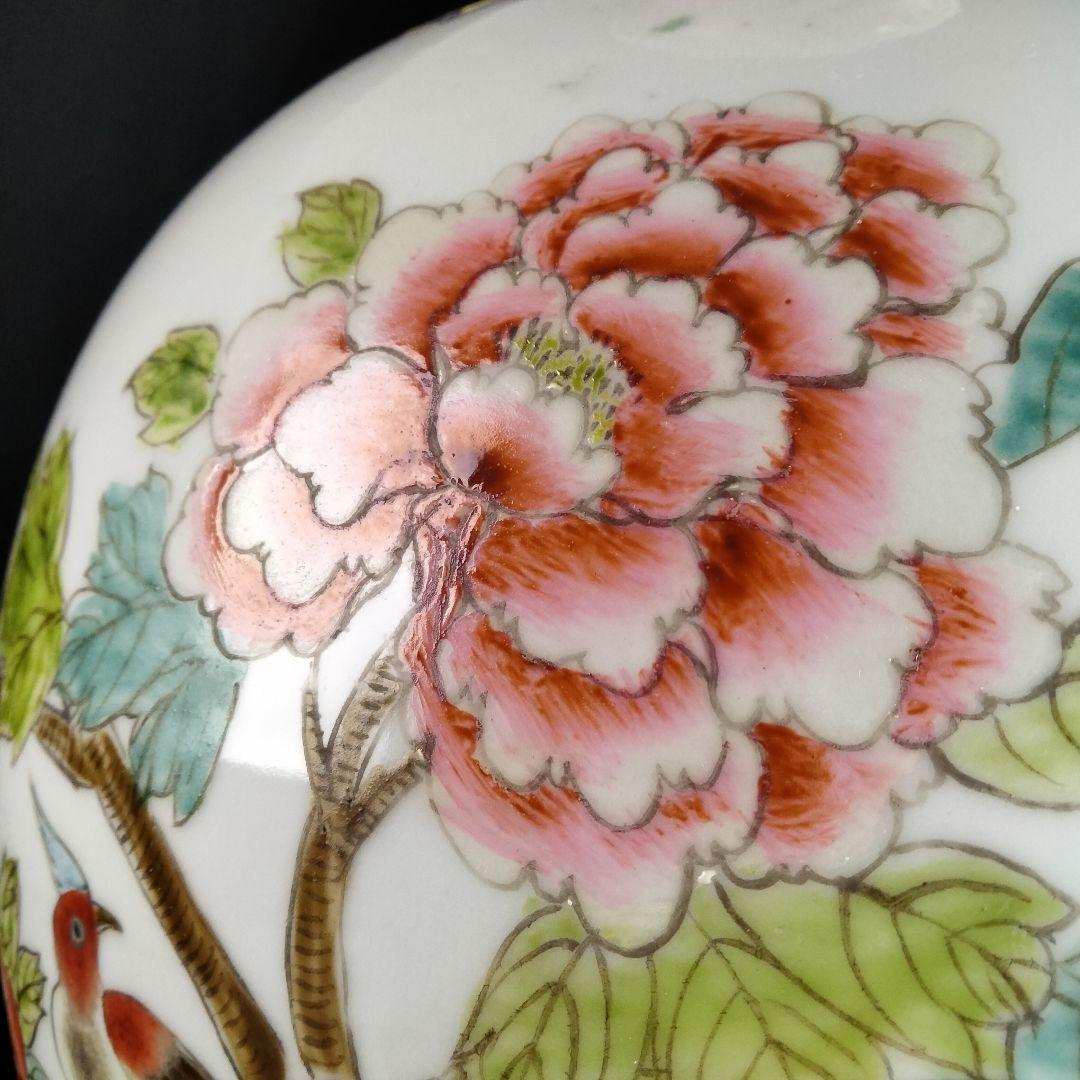 Ｘ291　時代品　中国粉彩花瓶　特大作品