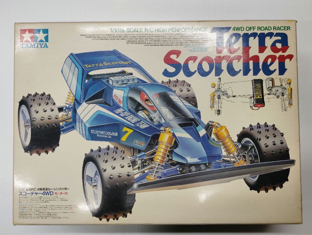 タミヤ　RCカー 1/10 スコーチャー4WD キット　未組立