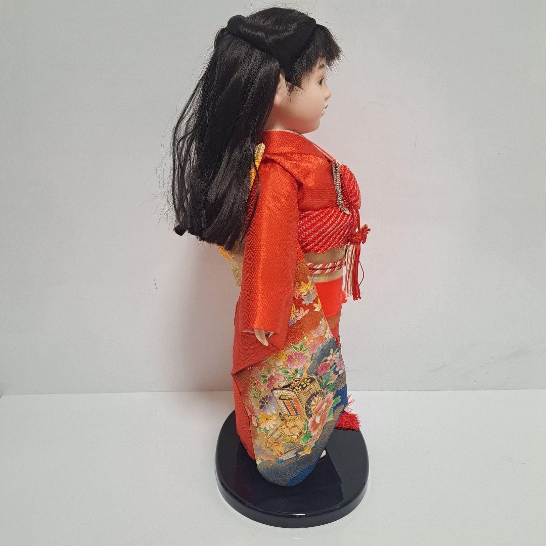 市松人形　寿喜代作　紫絵莉　日本人形　13号　昭和レトロ