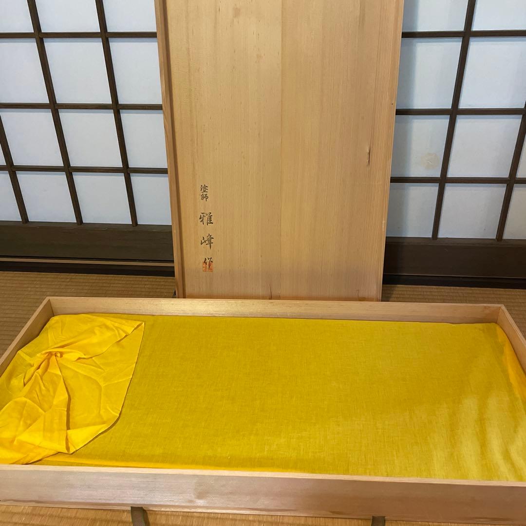 茶道具 「輪島塗」塗師【雅峰】(作)『蛤型 長板』1枚です。