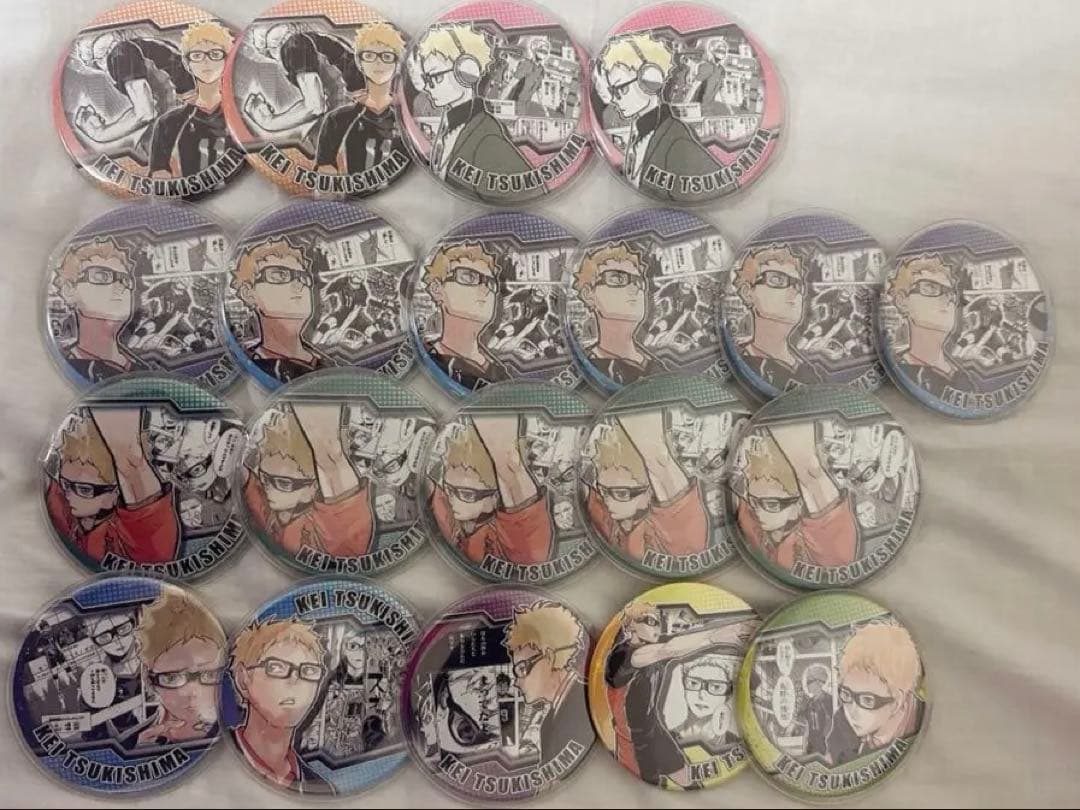 ハイキュー!! 月島蛍 HEROES 缶バッジ