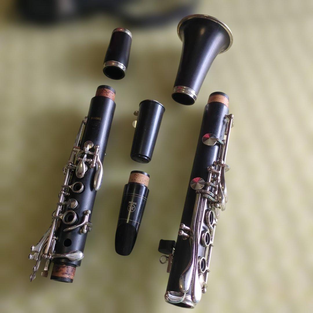 YAMAHA 木製クラリネットYCL-351 本体とケース・バッグ他