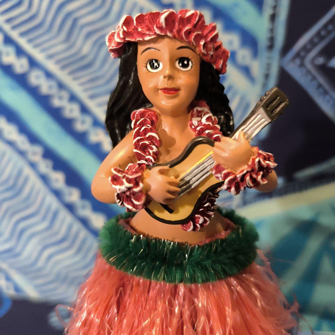 HulaDollダッシュボード用フラドール 約17cmw/ウクレレ