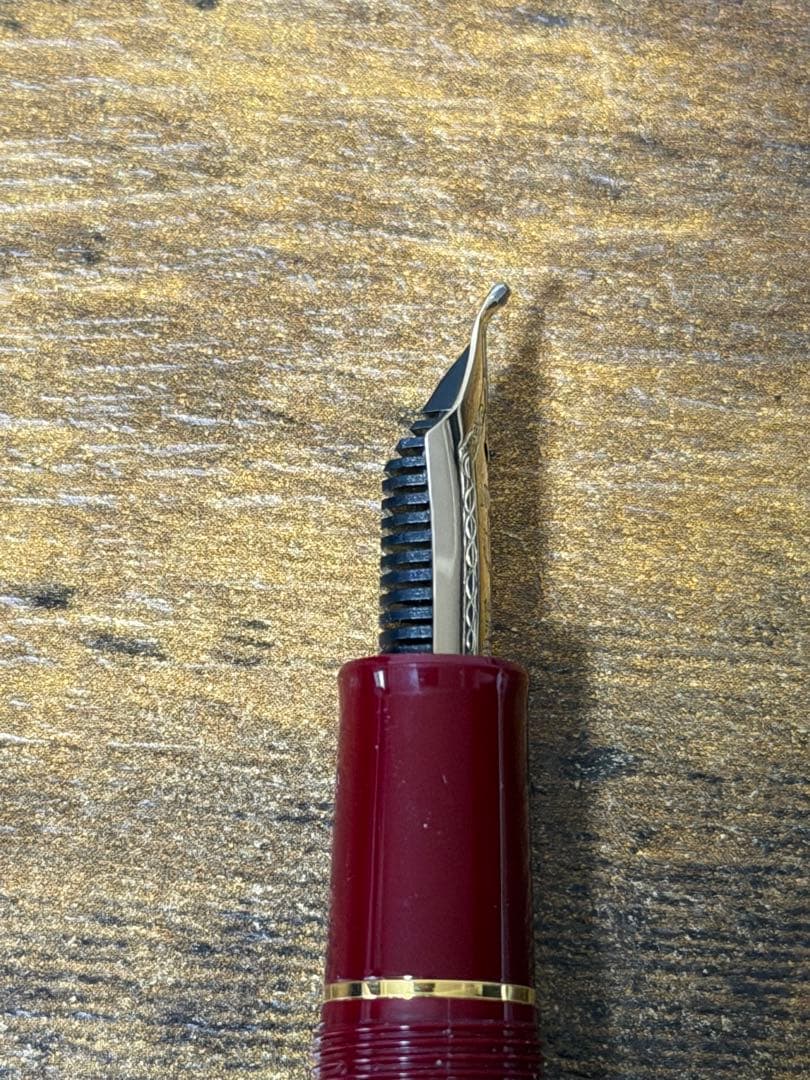 新品未使用　長刀　ディープレッド　ふでDEまんねん　NAG セーラー　万年筆