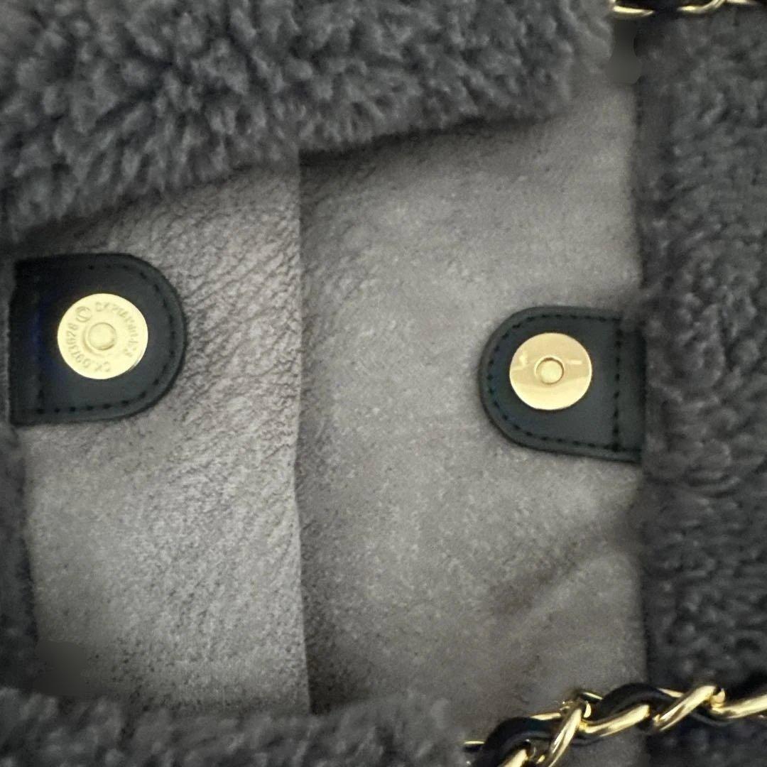 VIOLAd'ORO グレー ファーショルダーバッグ　新品未使用　完売