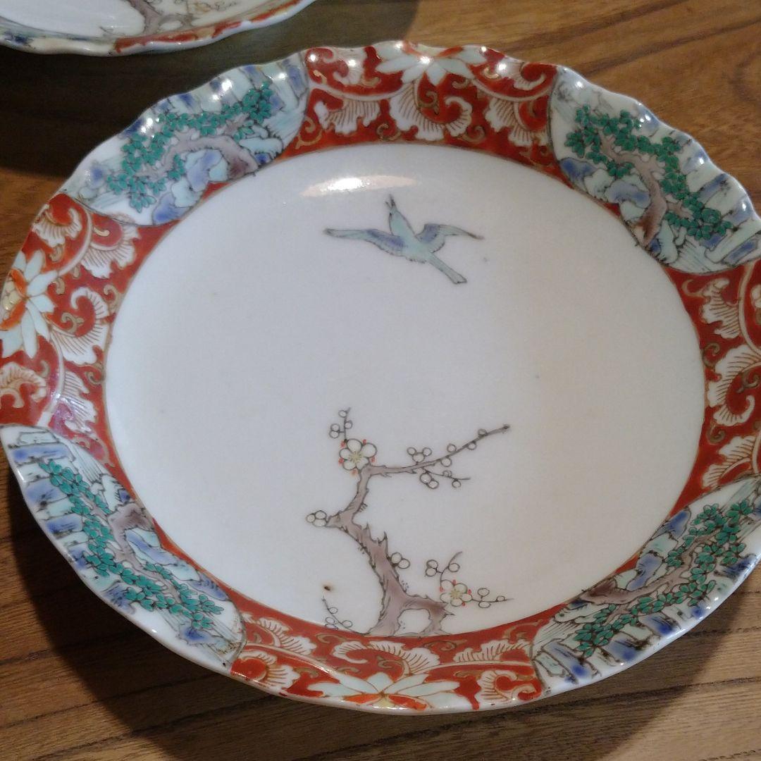 【骨董】色伊万里有田焼 5客揃い