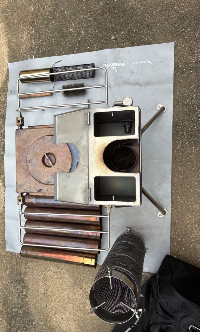 テンマクデザイン Winnerwellウッドストーブサイドビュー [Mサイズ]