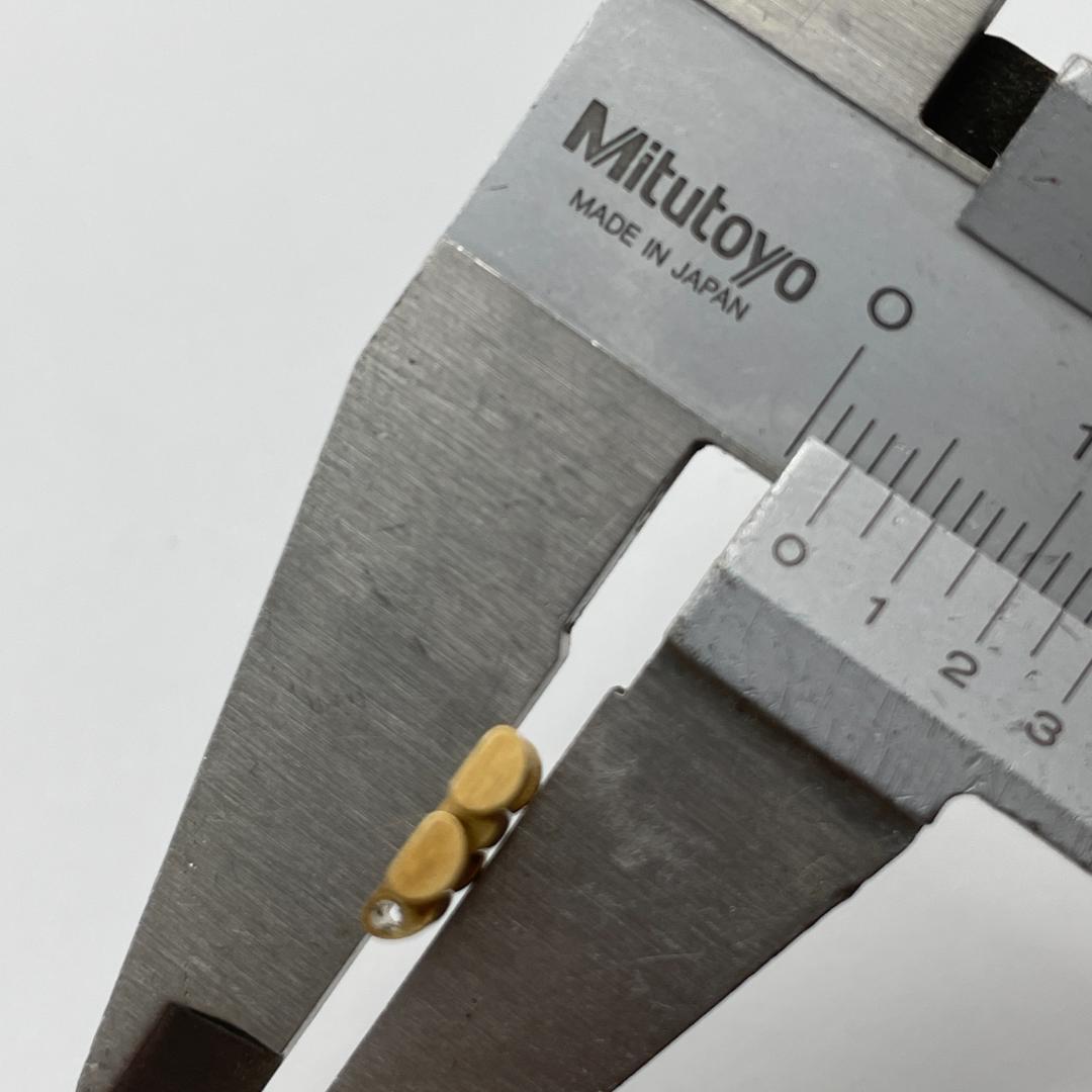 ロレックス　2コマ プレジデントブレスレット 時計部品 K18YG　9.7ｍｍ