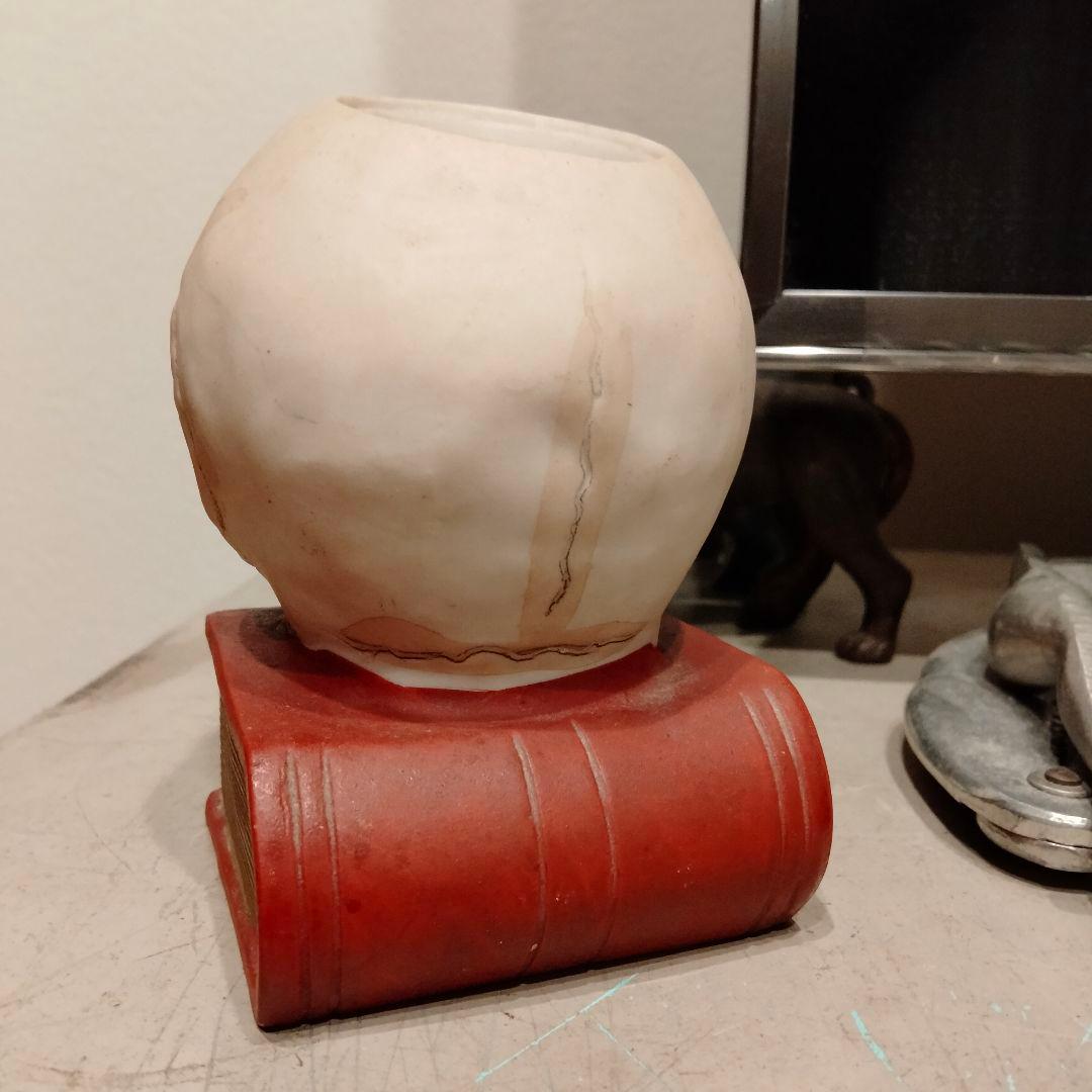 レア 50s スカルオンブック スカル ドクロ　ビンテージ ゴールド