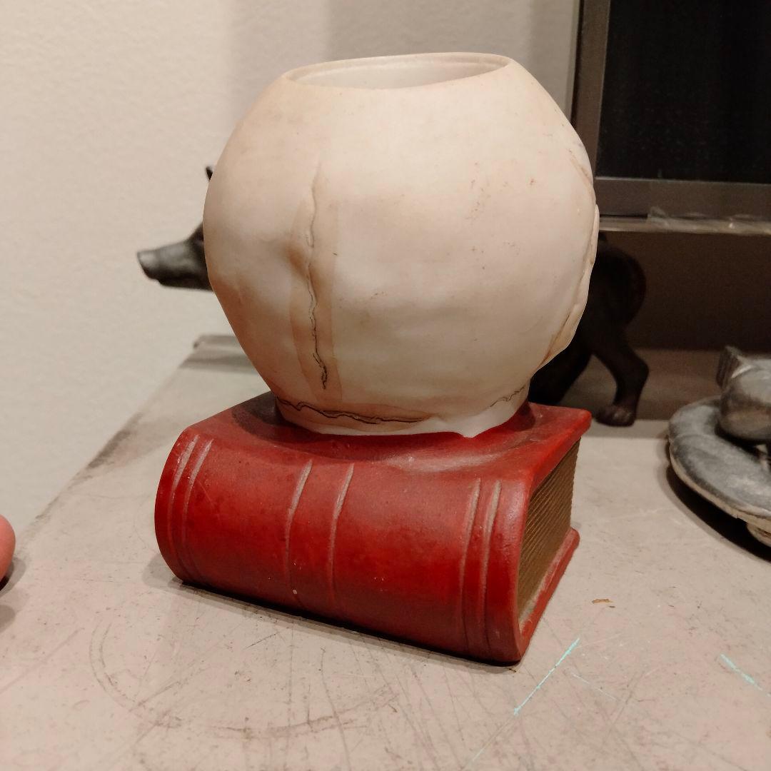 レア 50s スカルオンブック スカル ドクロ　ビンテージ ゴールド