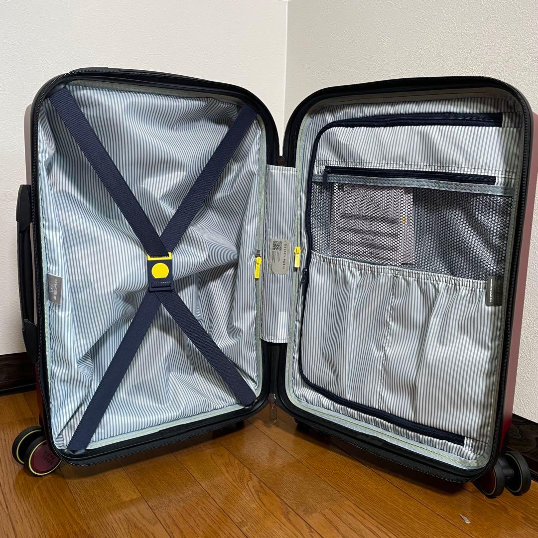 【新品未使用品】DELSEY PARIS 4輪　スーツケース　2個セット　赤