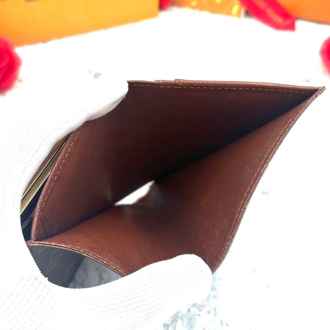 【新品同様】 ルイ ヴィトン モノグラム がま口 ヴィエノワ 折り財布