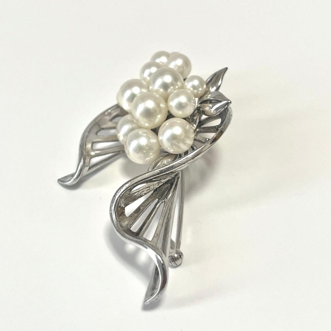 超希少✨皇室御用達 ミキモト アコヤ真珠 パール ブローチ コサージュ 箱つき