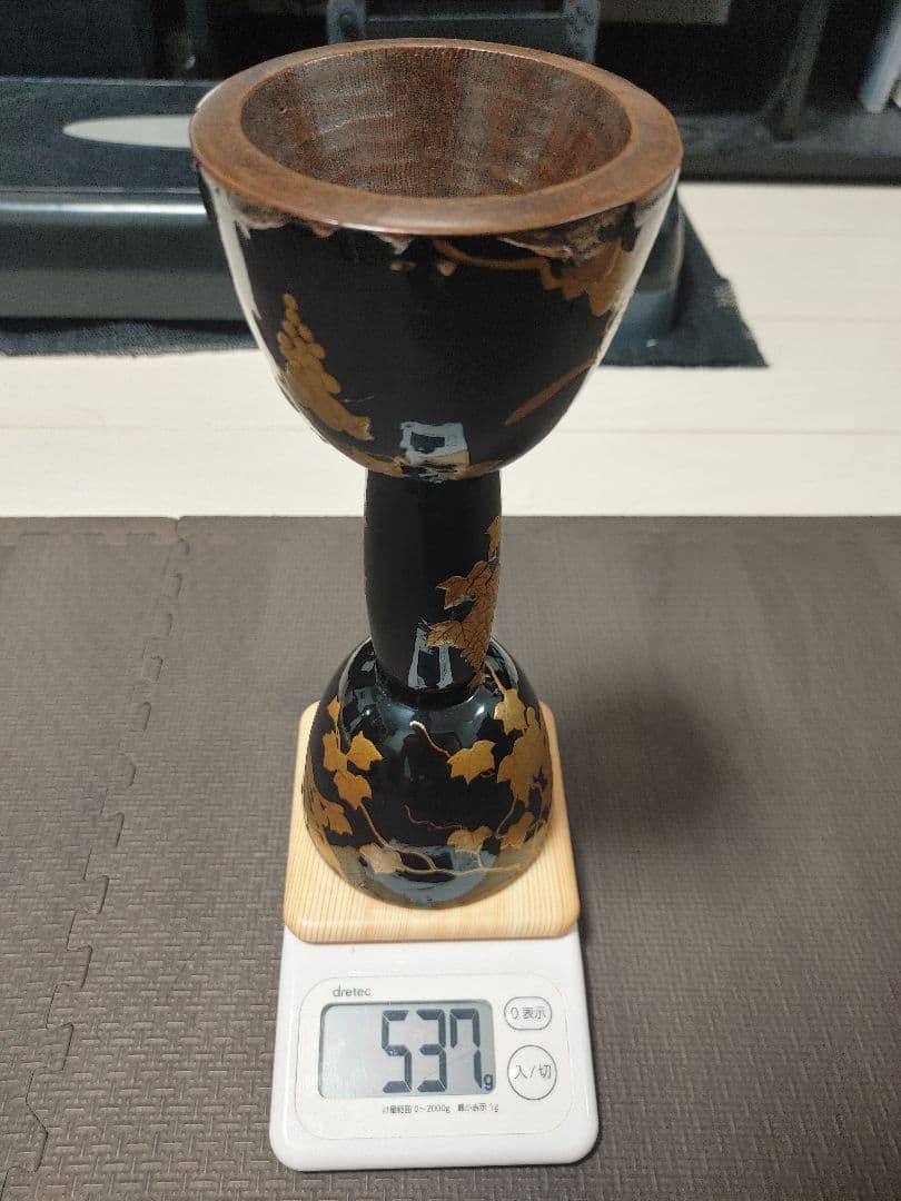 小鼓　胴 葡萄とリス