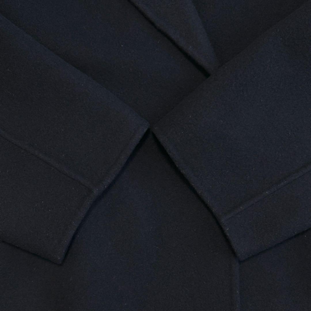 タグ有✨nano universe PURE LAMBS リバーロングコート 紺