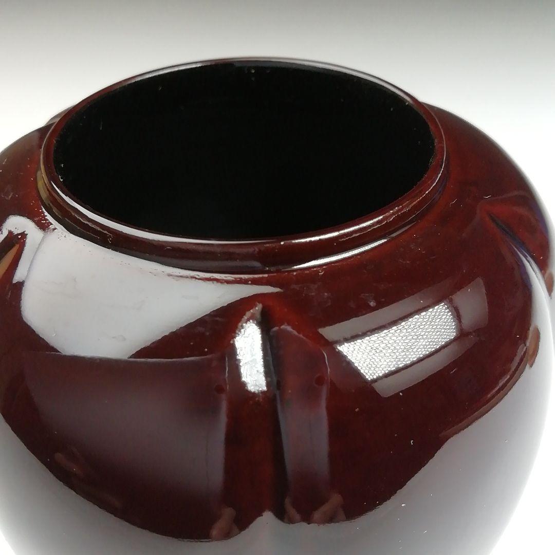 Ｔ８８１　茶入　『如心斎好　阿古陀』『宗山 作』　共箱　茶器　茶道具