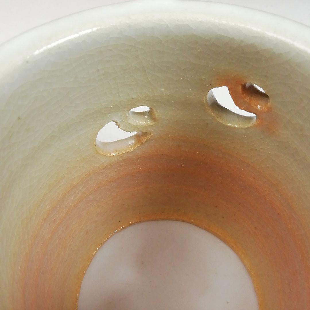 Ｗ６　蓋置　『萩焼』『椿窯　天鵬山 造』　共箱　茶道具