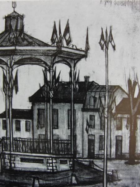 ベルナール・ビュフェ　125-1954　画集より　新品額付