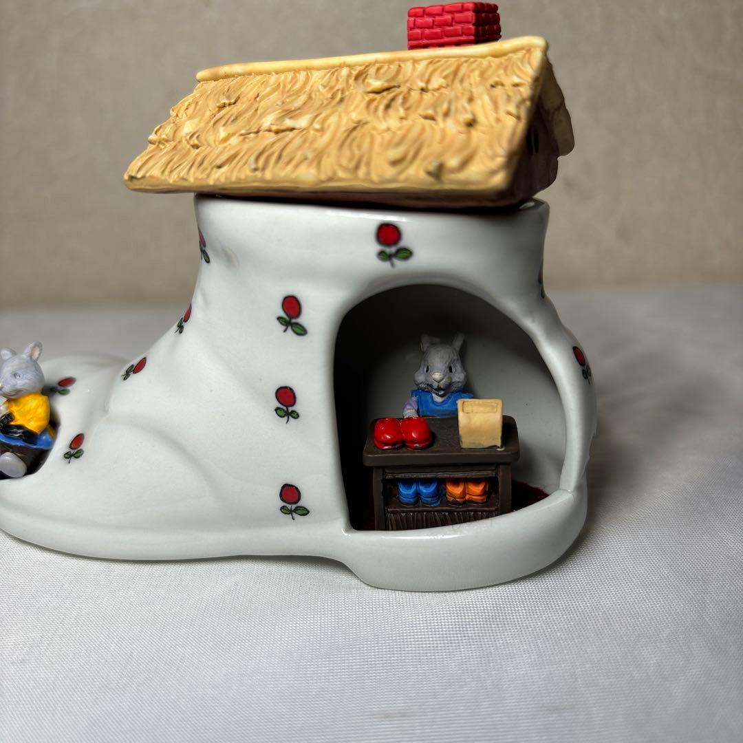 REUTTER PORZELLAN GERMANY 急須と靴 置物 2点セット