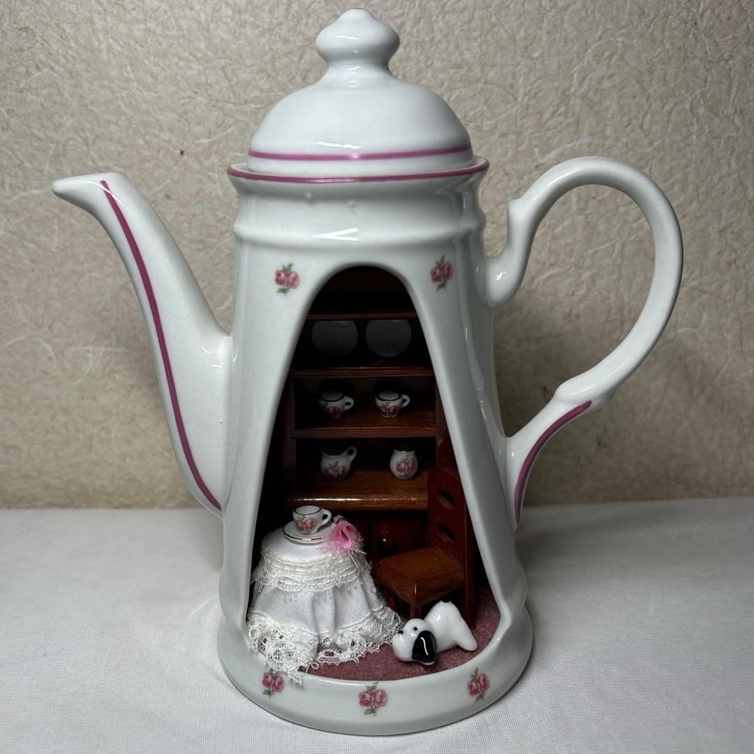 REUTTER PORZELLAN GERMANY 急須と靴 置物 2点セット