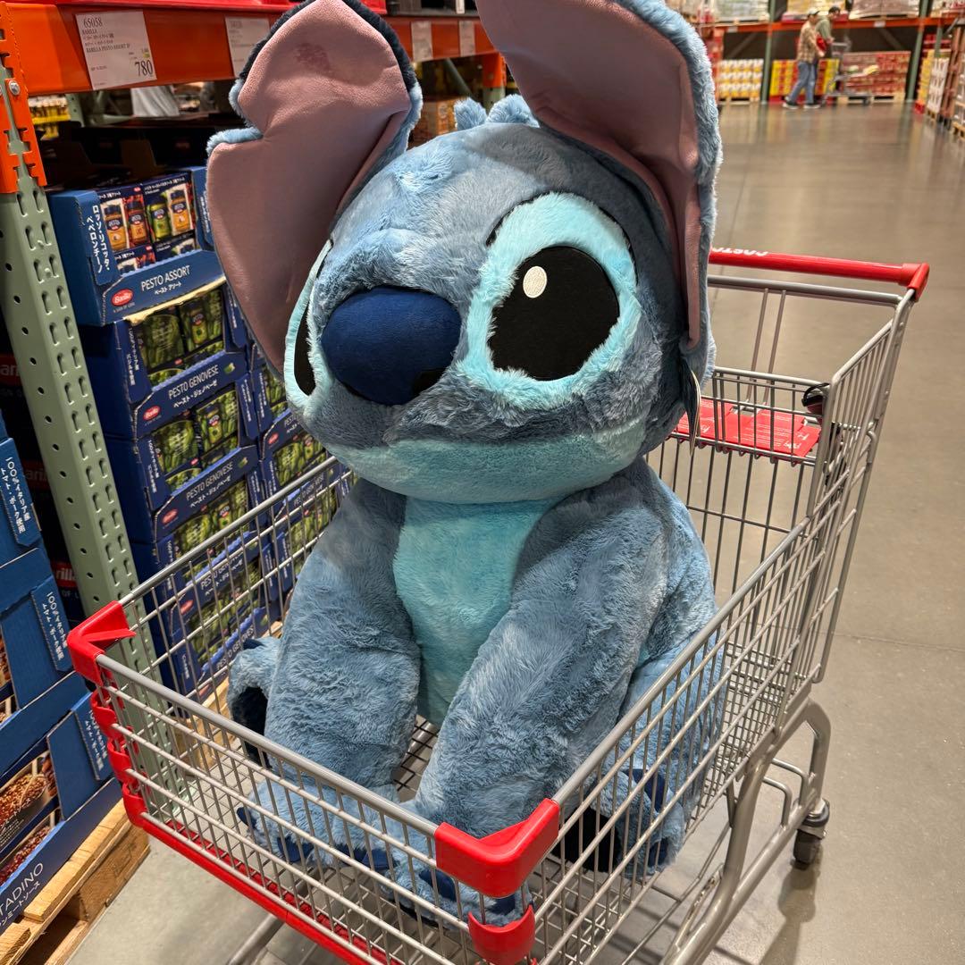 新品 スティッチ ぬいぐるみ ディズニー　コストコ　特大サイズ
