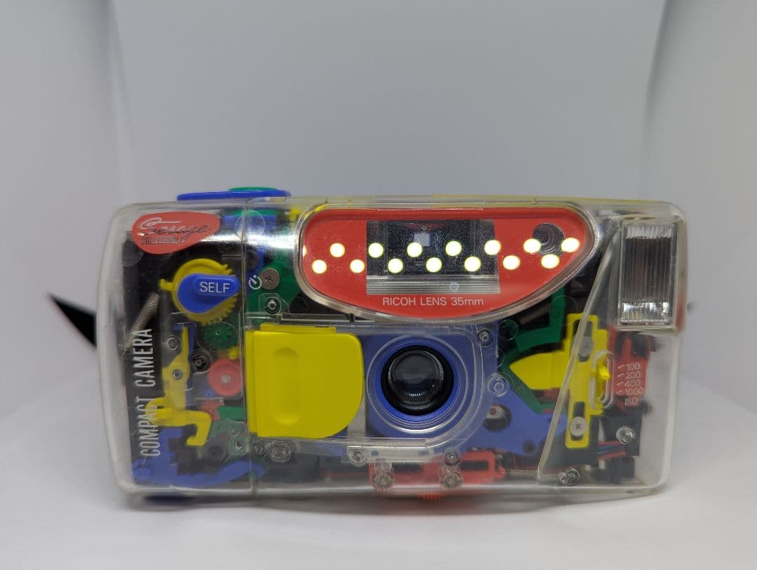 フィルムカメラ Ricoh BANDAI My crystal Film Camera