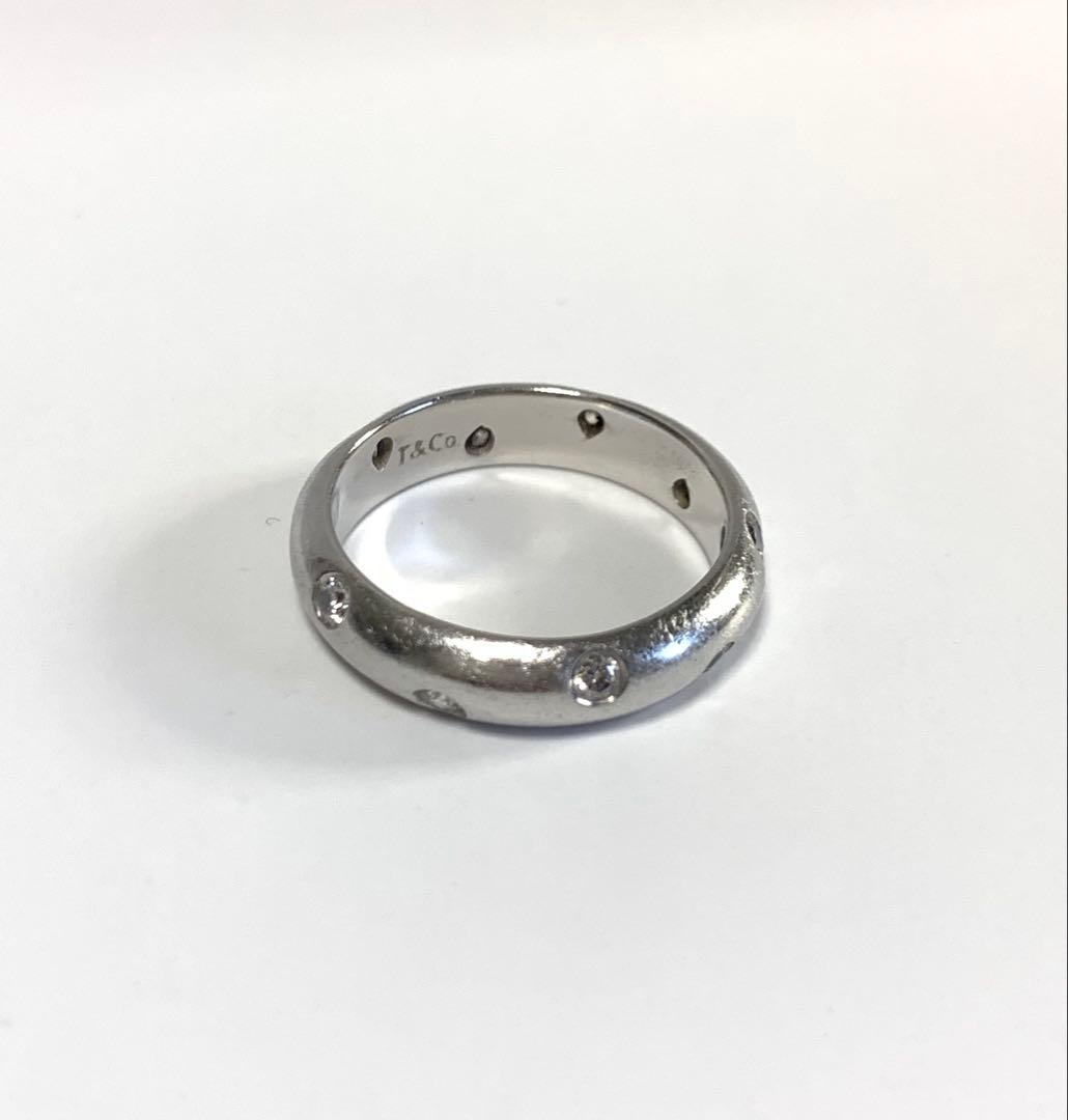 Tiffany&Co. プラチナ ドッツダイヤリング