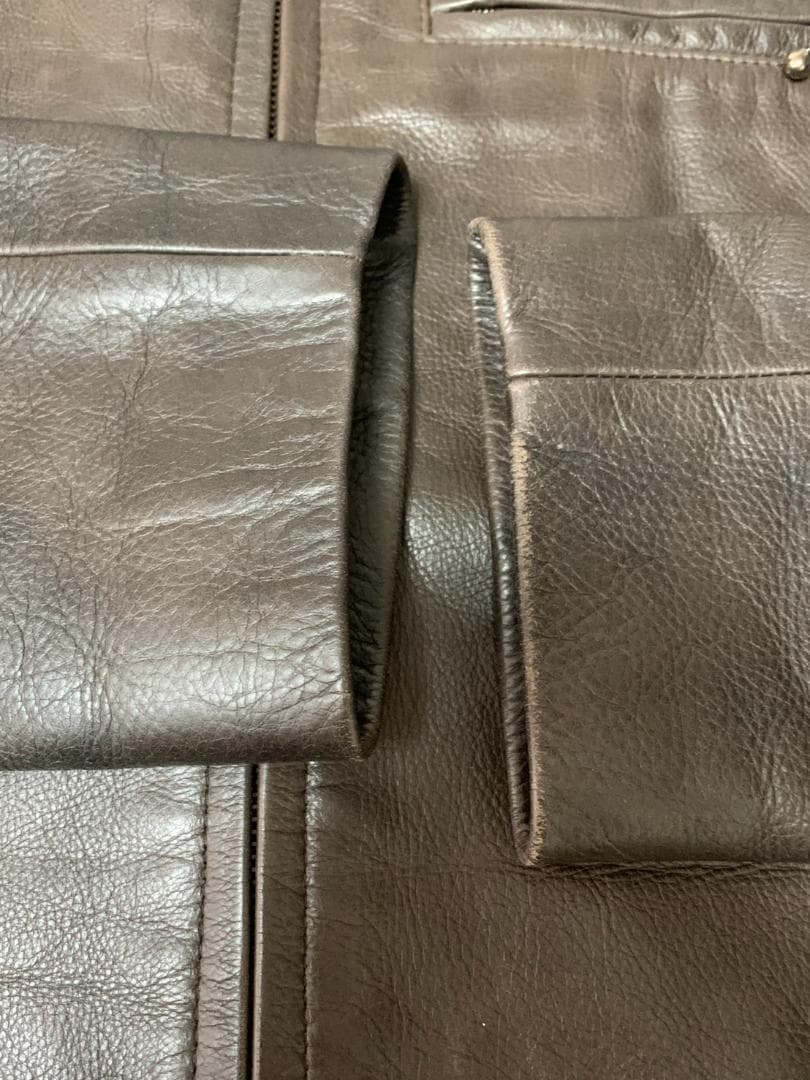 フランス製 [A.P.C.] シングルライダース レザージャケット M 牛革