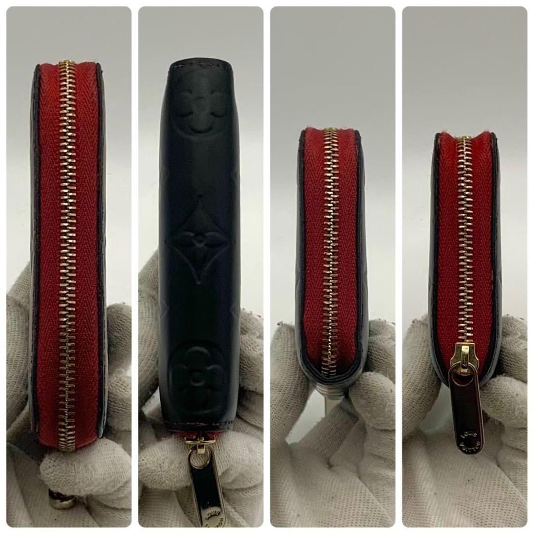 鑑定済み ルイヴィトン ジッピーパース 財布 ケース コンパクト 黒