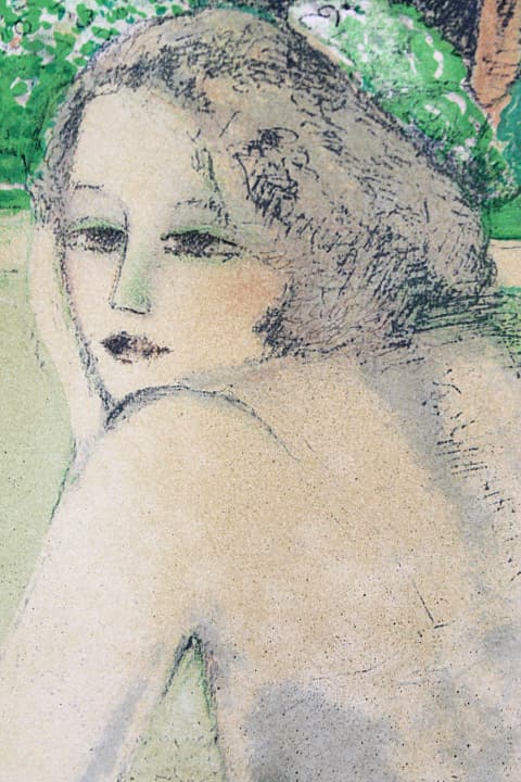 カシニョール 【大きなあじさい】 リトグラフ