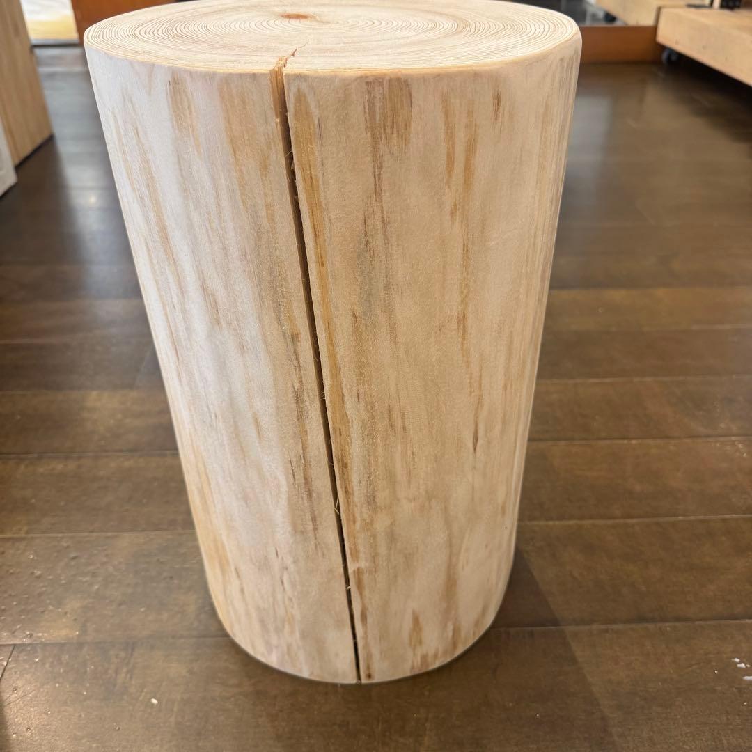 ★H159★天然ヒノキ★丸太★切り株★ちゃぶ台★テーブル★飾り台★スツール