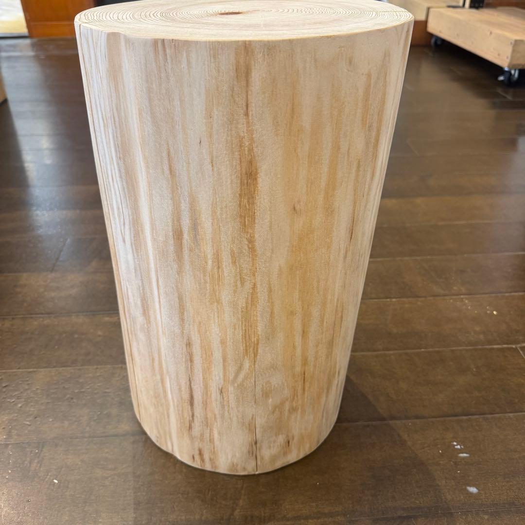 ★H159★天然ヒノキ★丸太★切り株★ちゃぶ台★テーブル★飾り台★スツール