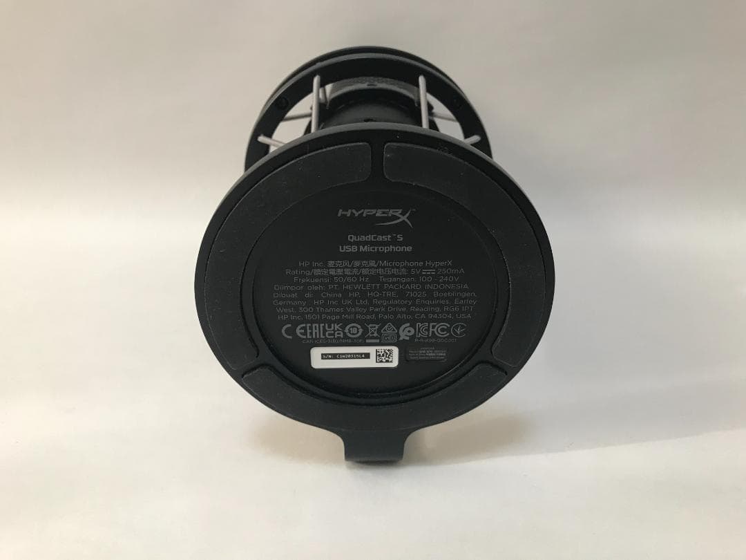 HyperX QuadCast S スタンドアロンマイク ブラック