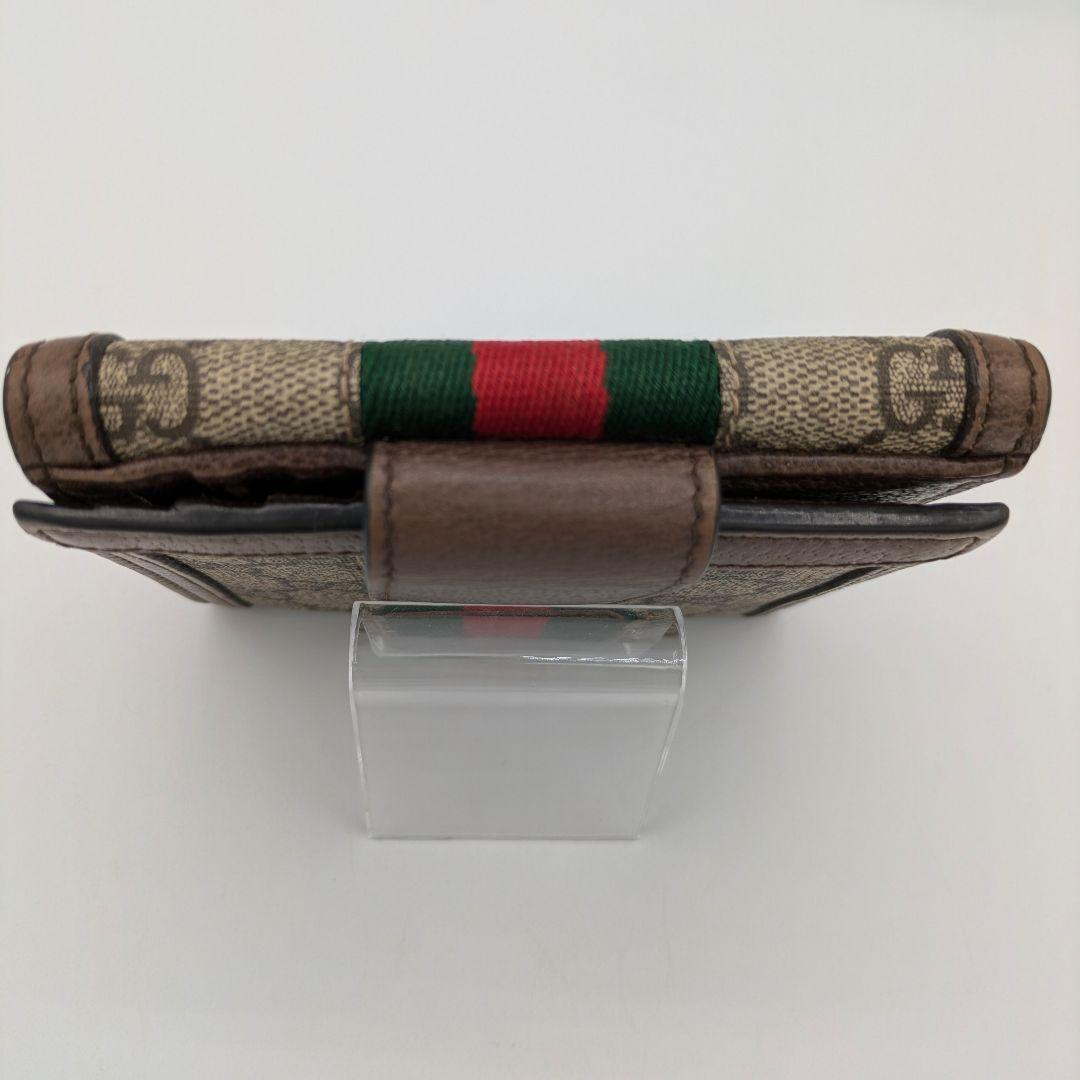 グッチ　GUCCI　GGスプリーム　コンパクト　ウォレット wallet