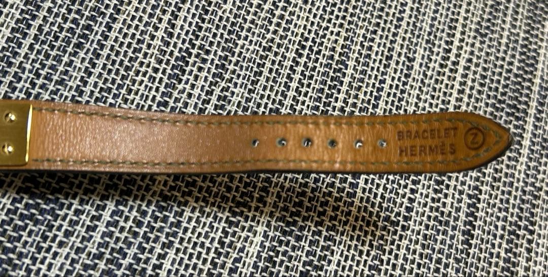 美品 エルメス ケリーウォッチ　革ベルト　ヴィンテージ