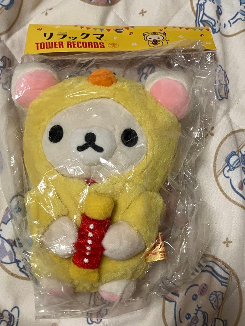 コリラックマ　タワレコ　ぬいぐるみ　キイロイトリ