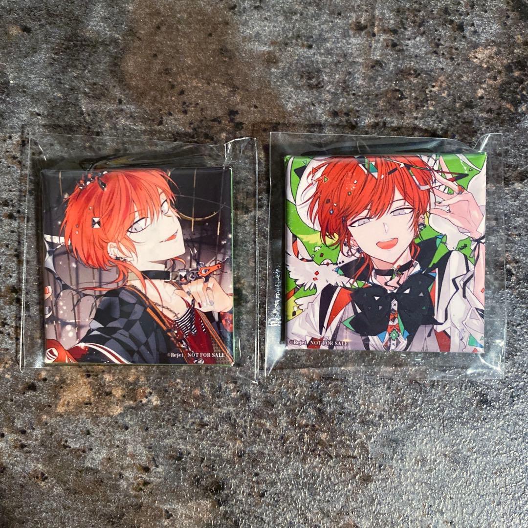 ディアヴォーカリスト　スクエア缶バッジセット