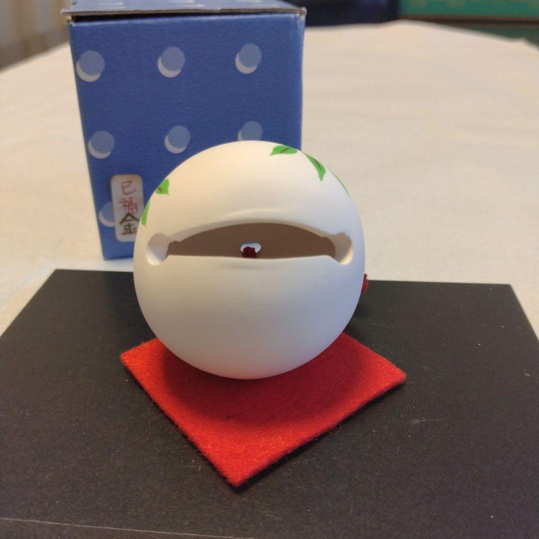 【U996】土鈴　干支　巳　金