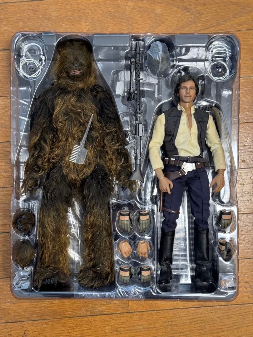 ホットトイズマスターピース限定品ハン・ソロ&チューバッカ1/6ボーナス付セット