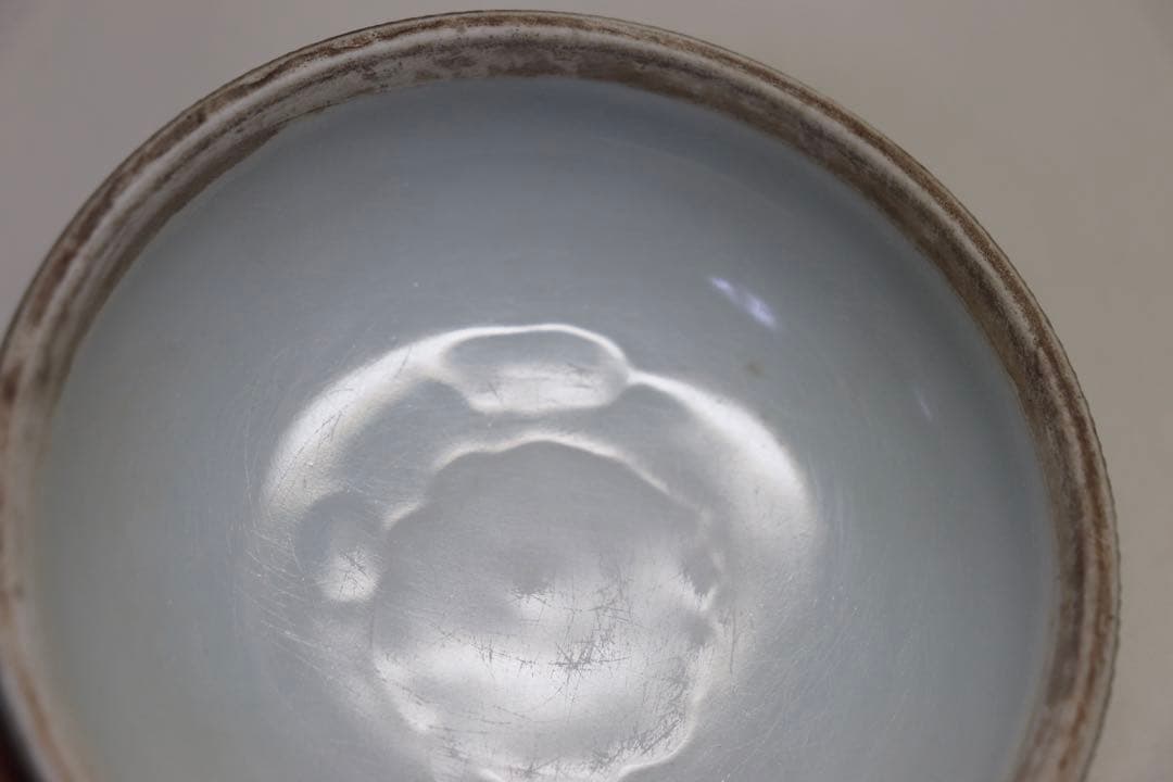 ハ　中国　リンゴ緑釉香合　乾隆年製銘　送料込み0421