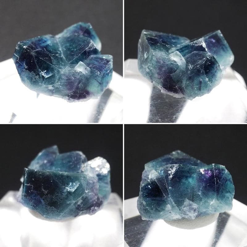 499 オコルス鉱山産 マリンブルー パープル フローライト