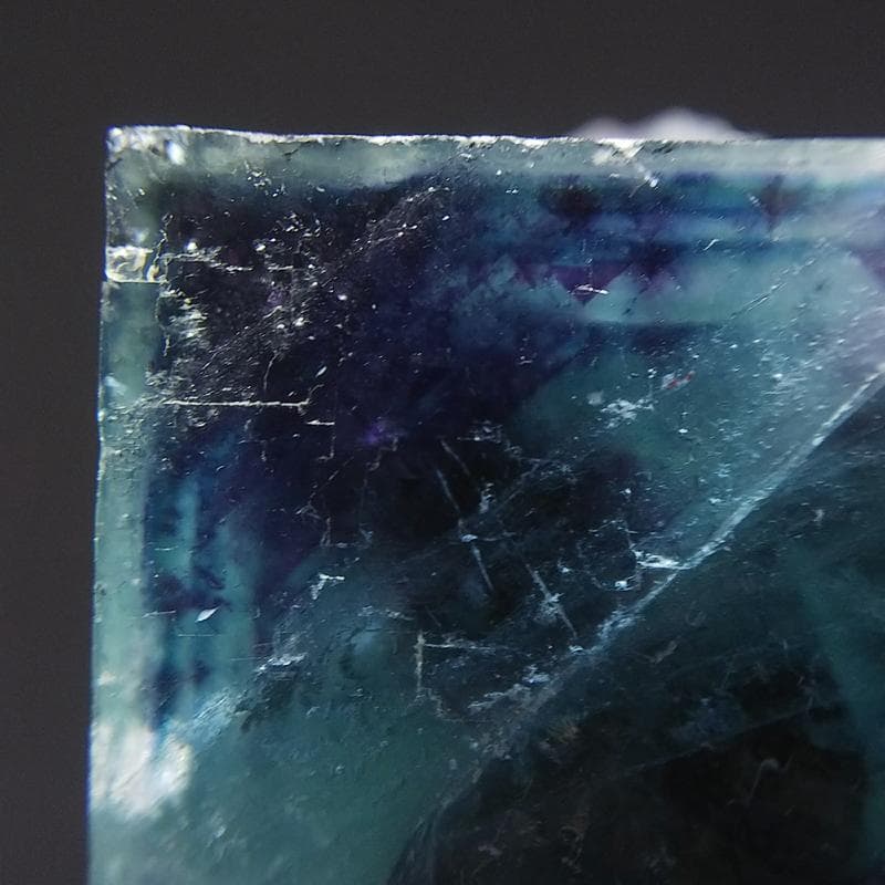 499 オコルス鉱山産 マリンブルー パープル フローライト