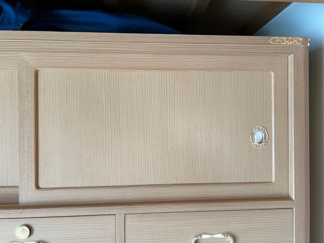 桐 箪笥 タンス 家紋・鍵付き